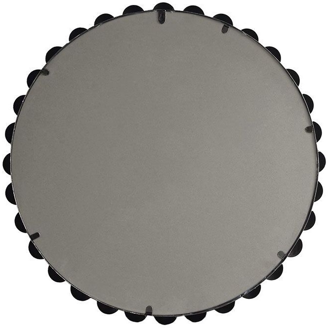 Marlowe Beaded Round Wall Mirror 27D(D0102HR7YUT)
