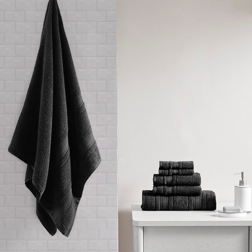 Adrien Super Soft cotton Quick Dry Bath Towel 6 Piece Set(D0102H5U2M6)