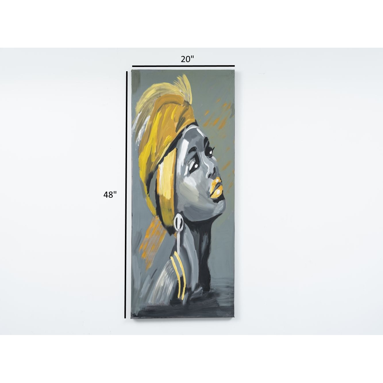 Wandela Wall canvas Paintings 47 x 19(D0102H5L5EJ)