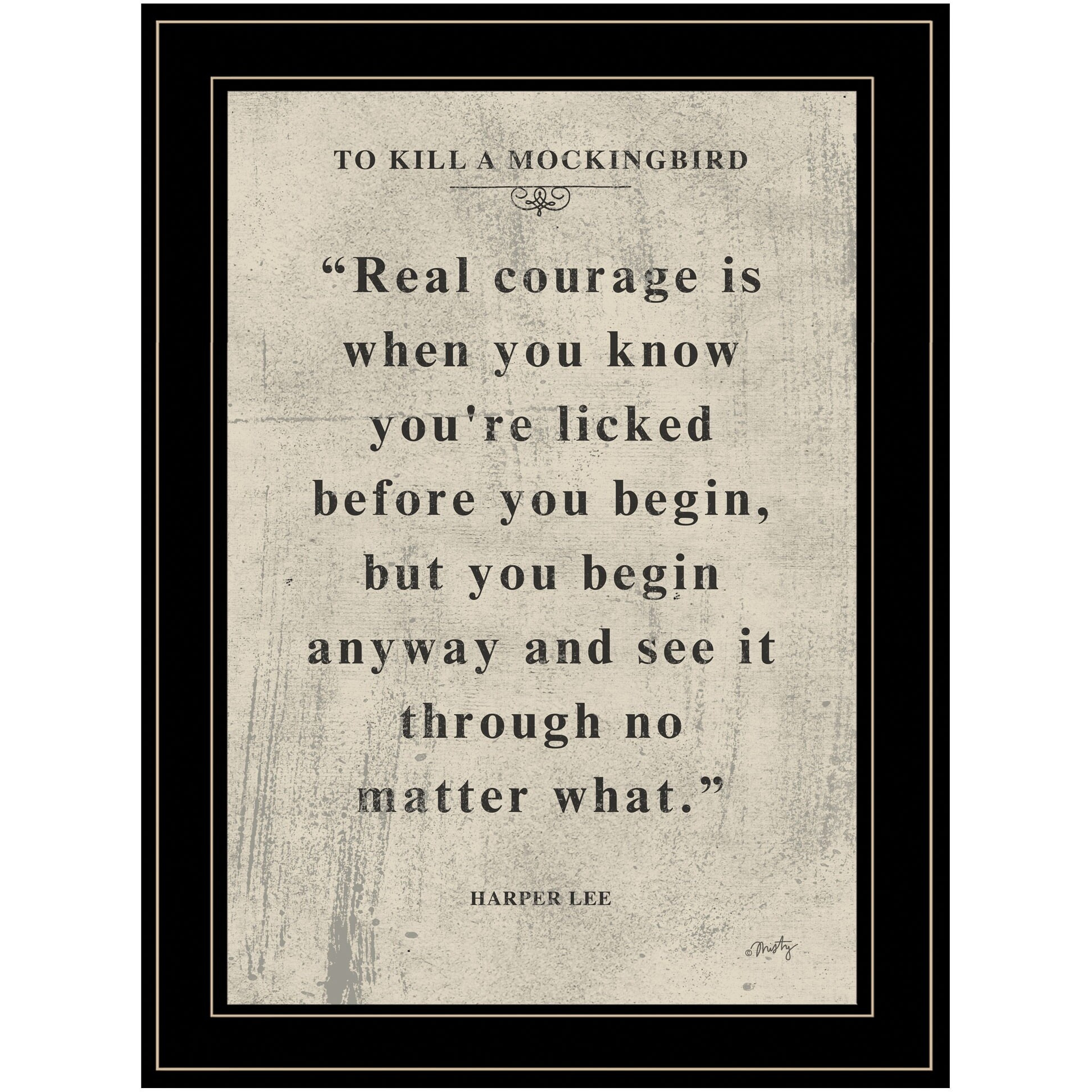 Book Quote Vi 2 Black Framed Print Wall Art
