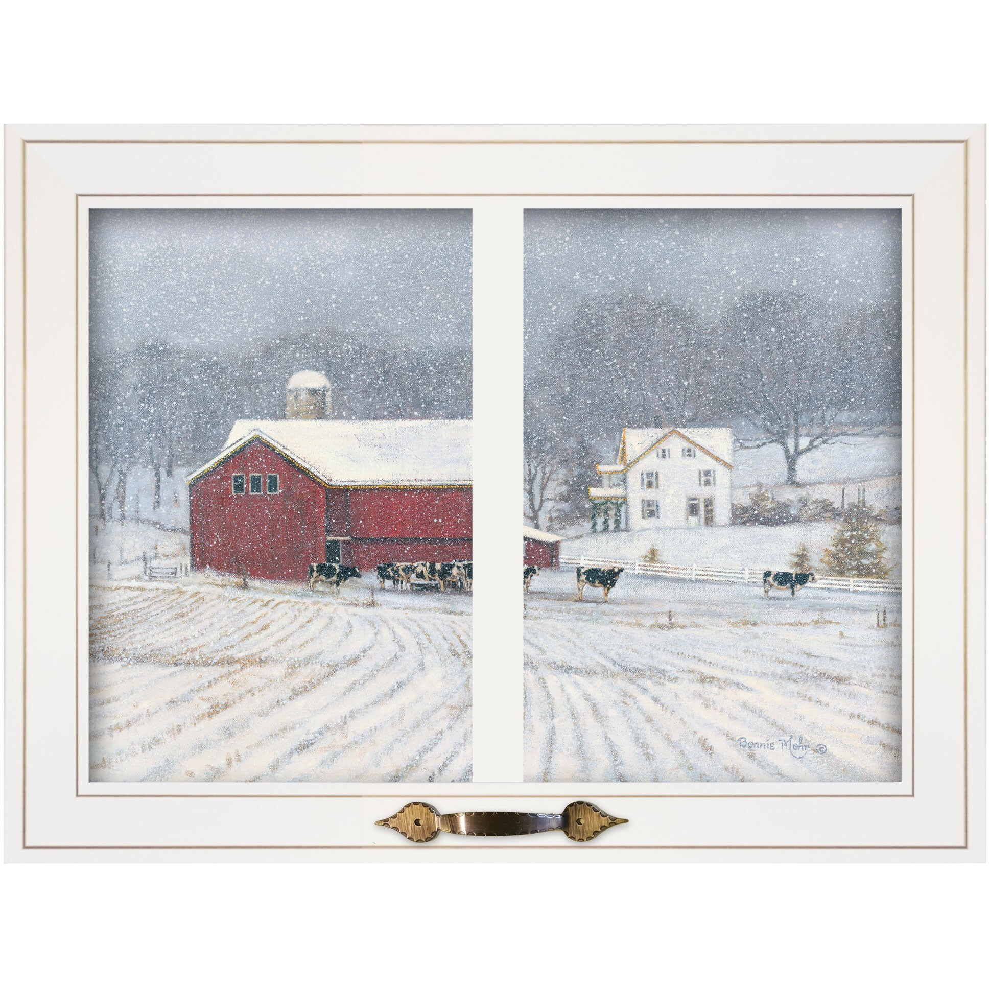 The Home Place 3 White Framed Print Wall Art