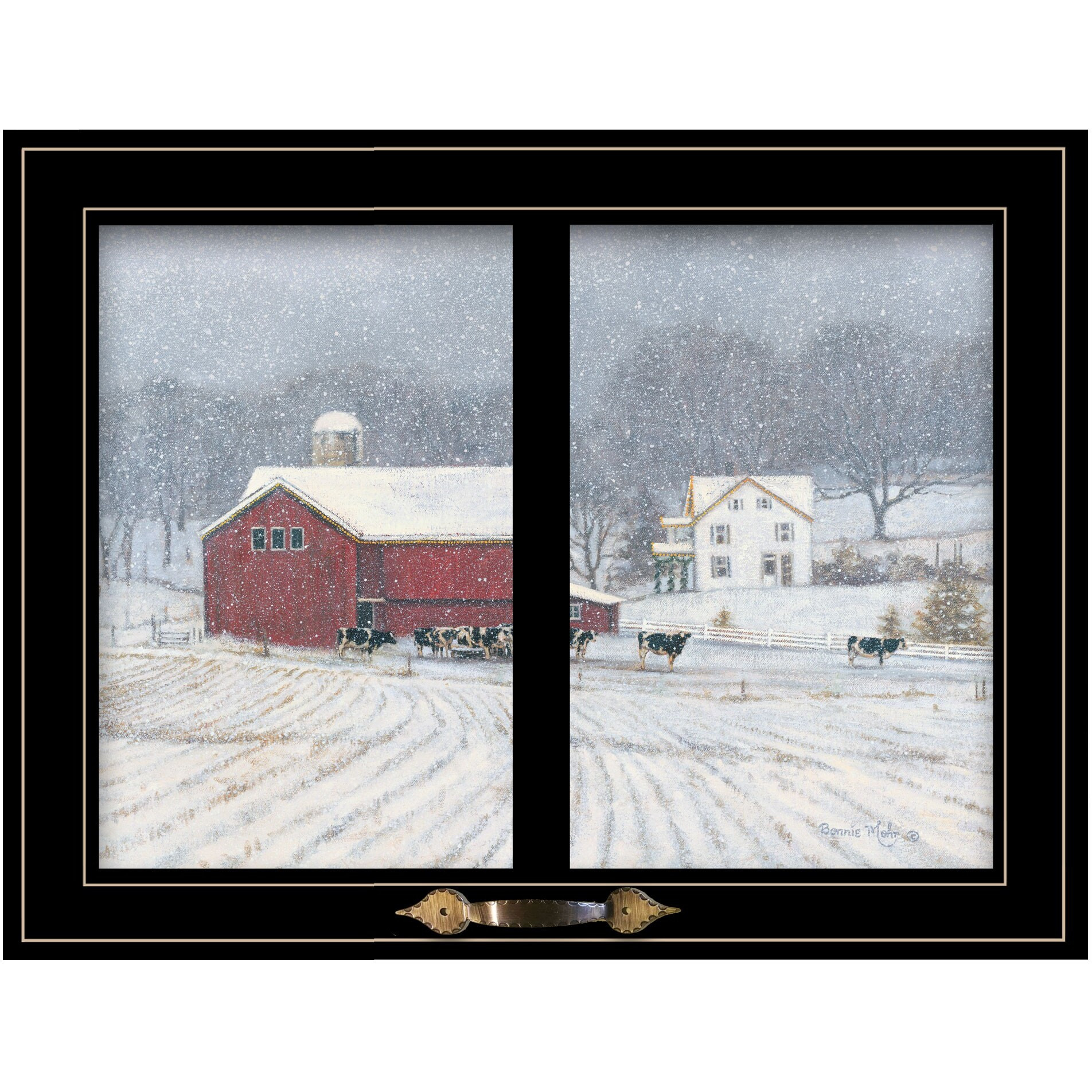 The Home Place 4 Black Framed Print Wall Art