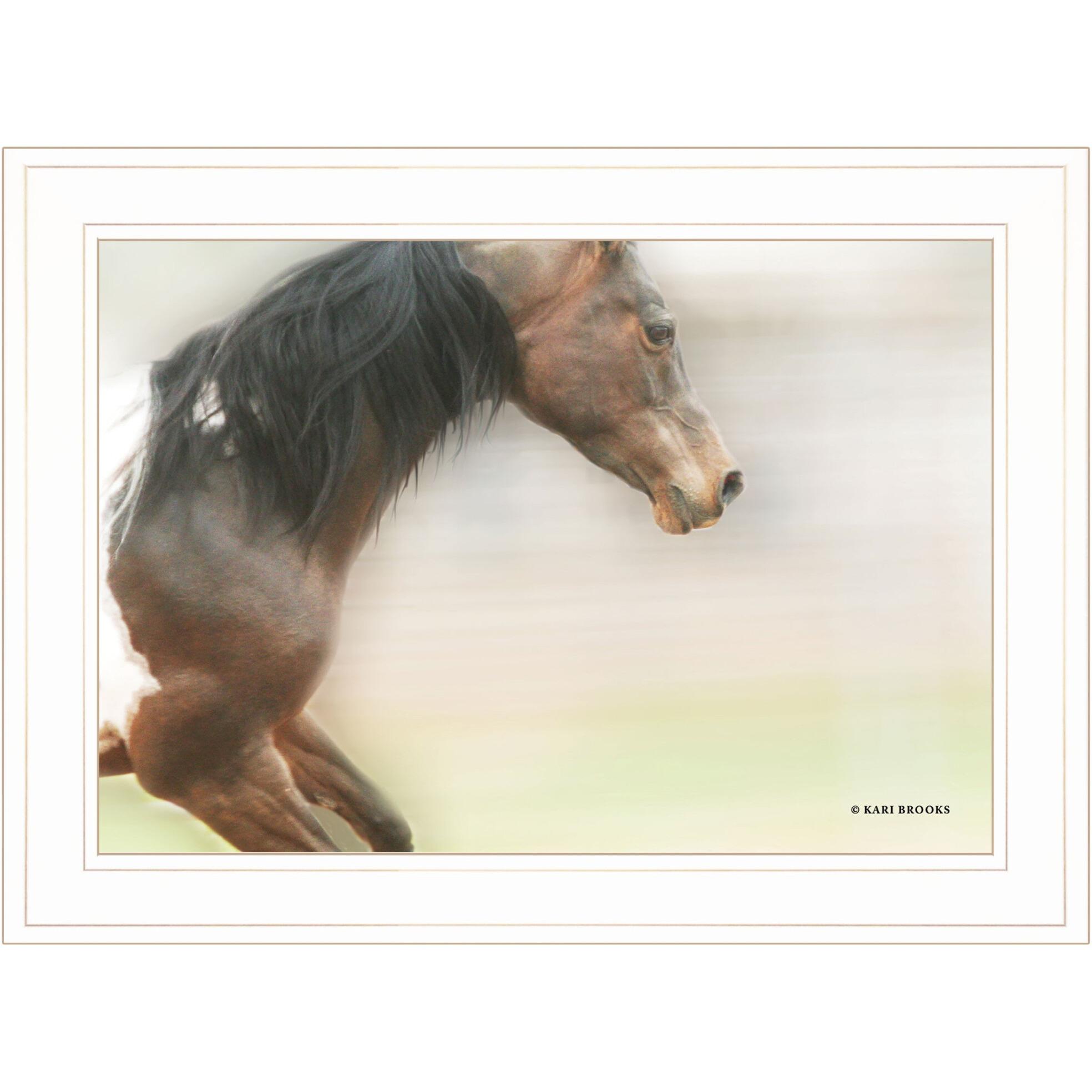 Leap Of Faith 2 White Framed Print Wall Art