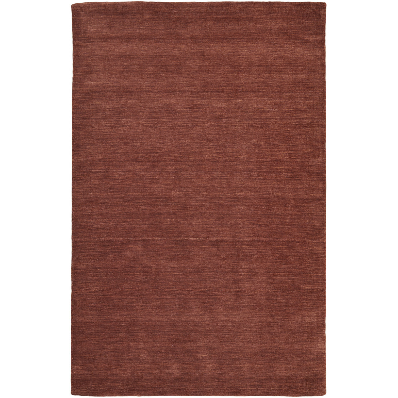2 X 3 Orange And Red Wool Hand Woven Stain Resistant Area Rug