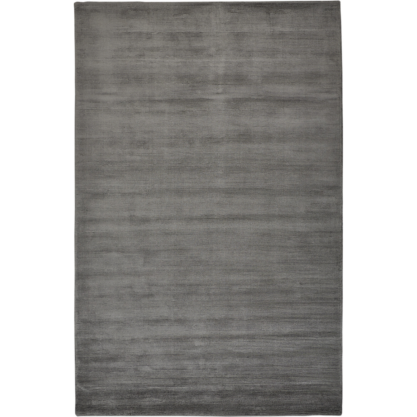 2 X 3 gray And Black Hand Woven Area Rug