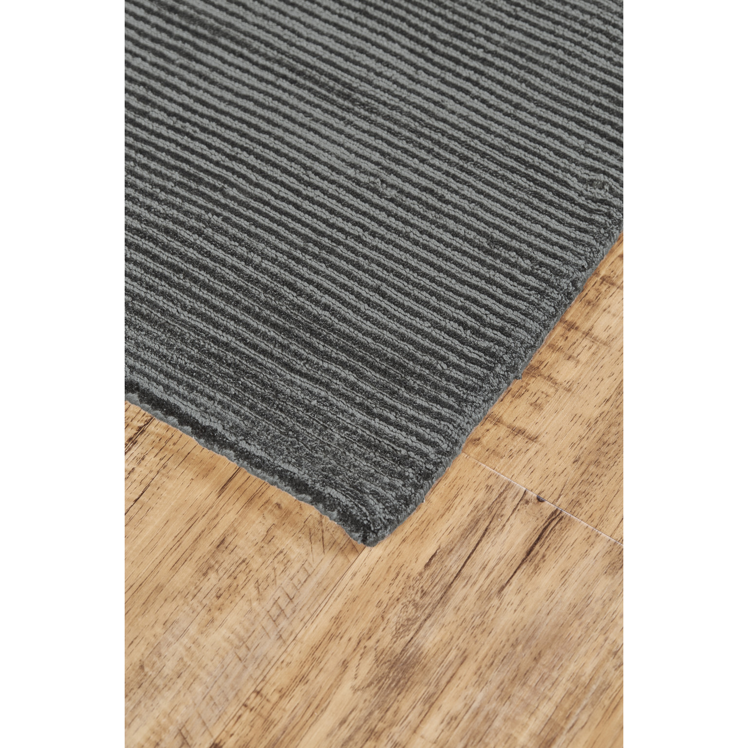 2 X 3 gray And Black Hand Woven Area Rug