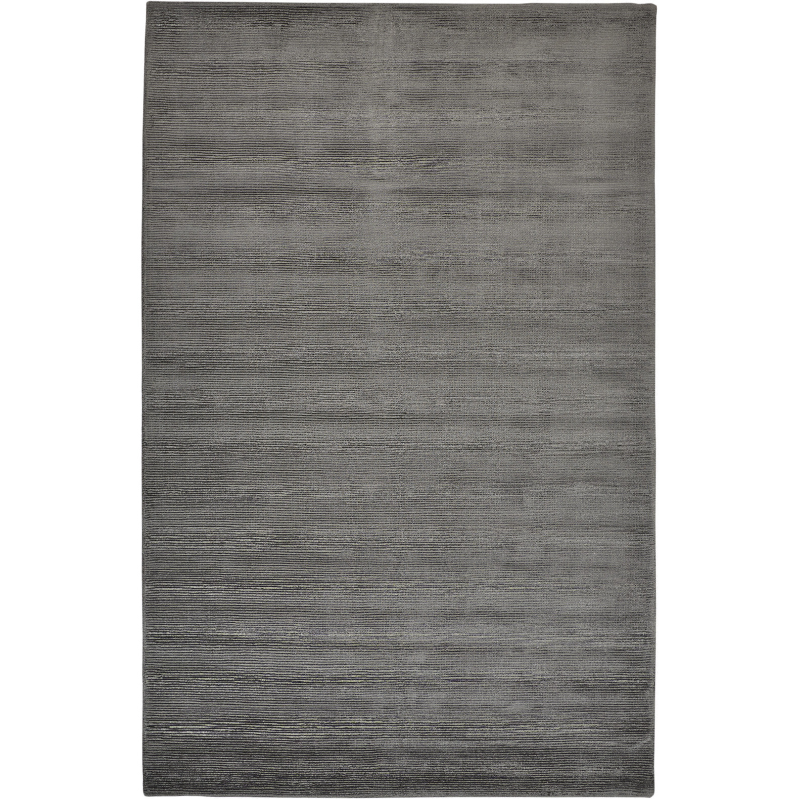 2 X 3 gray And Black Hand Woven Area Rug