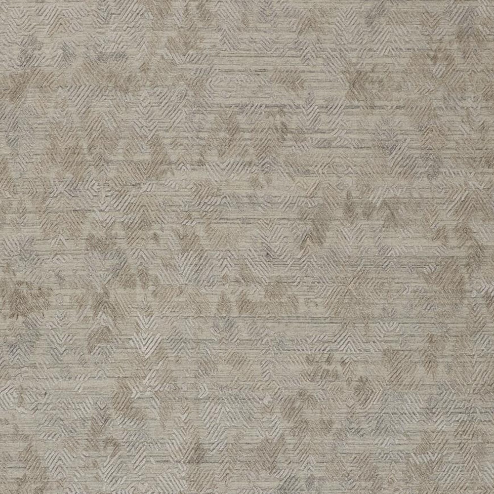 5 X 8 gray And Taupe Abstract Hand Woven Area Rug