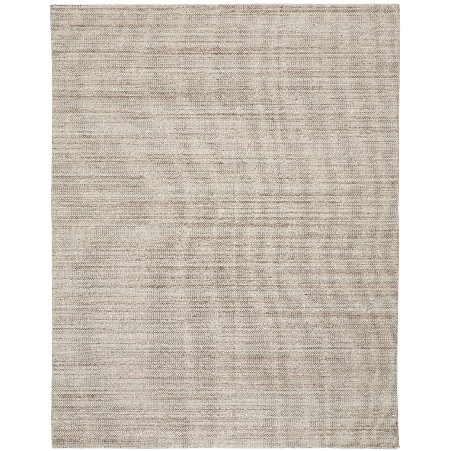 2 X 3 Ivory Wool Hand Woven Stain Resistant Area Rug