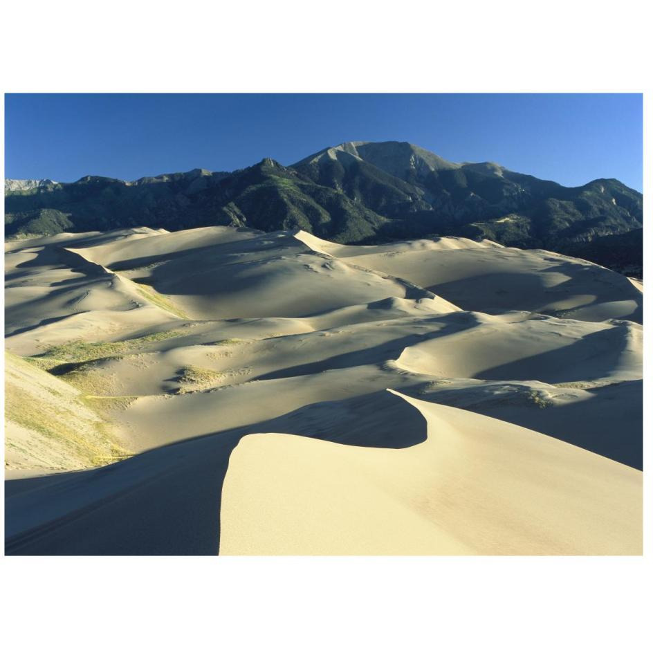 Sangre de Cristo Mountains at Great Sand Dunes National Monument, Colorado-Paper Art-26&quotx20"