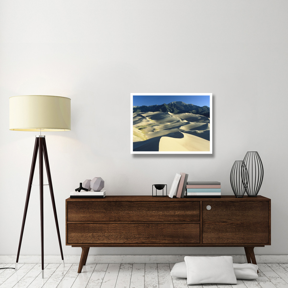 Sangre de Cristo Mountains at Great Sand Dunes National Monument, Colorado-Paper Art-34&quotx26"