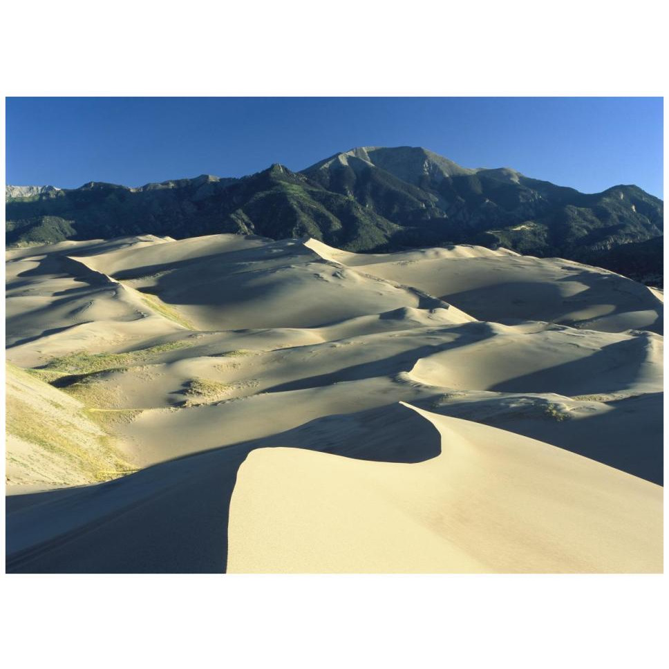 Sangre de Cristo Mountains at Great Sand Dunes National Monument, Colorado-Paper Art-42&quotx32"
