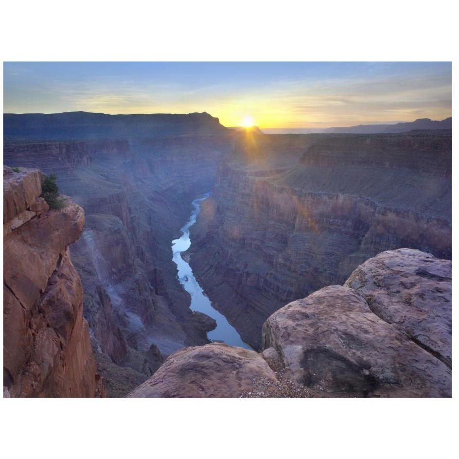 Sunrise as seen from Toroweap Overlook, Grand Canyon National Park, Arizona-Paper Art-26&quotx20"