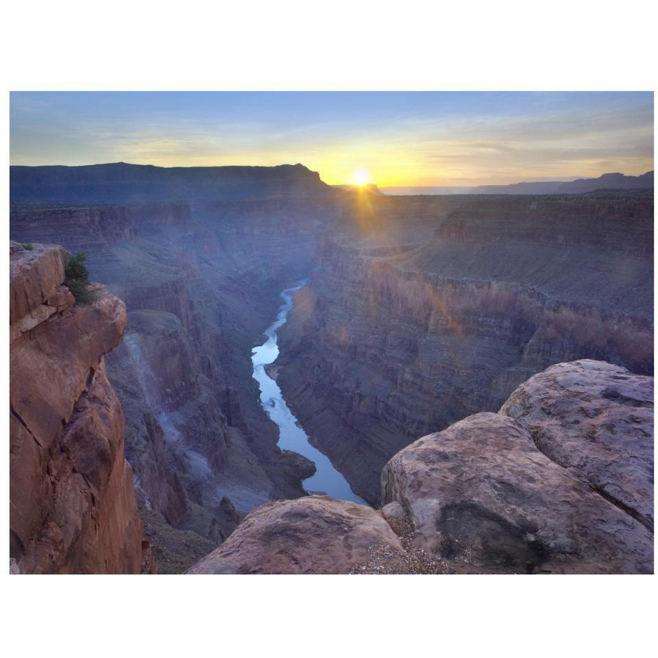 Sunrise as seen from Toroweap Overlook, Grand Canyon National Park, Arizona-Paper Art-34&quotx26"