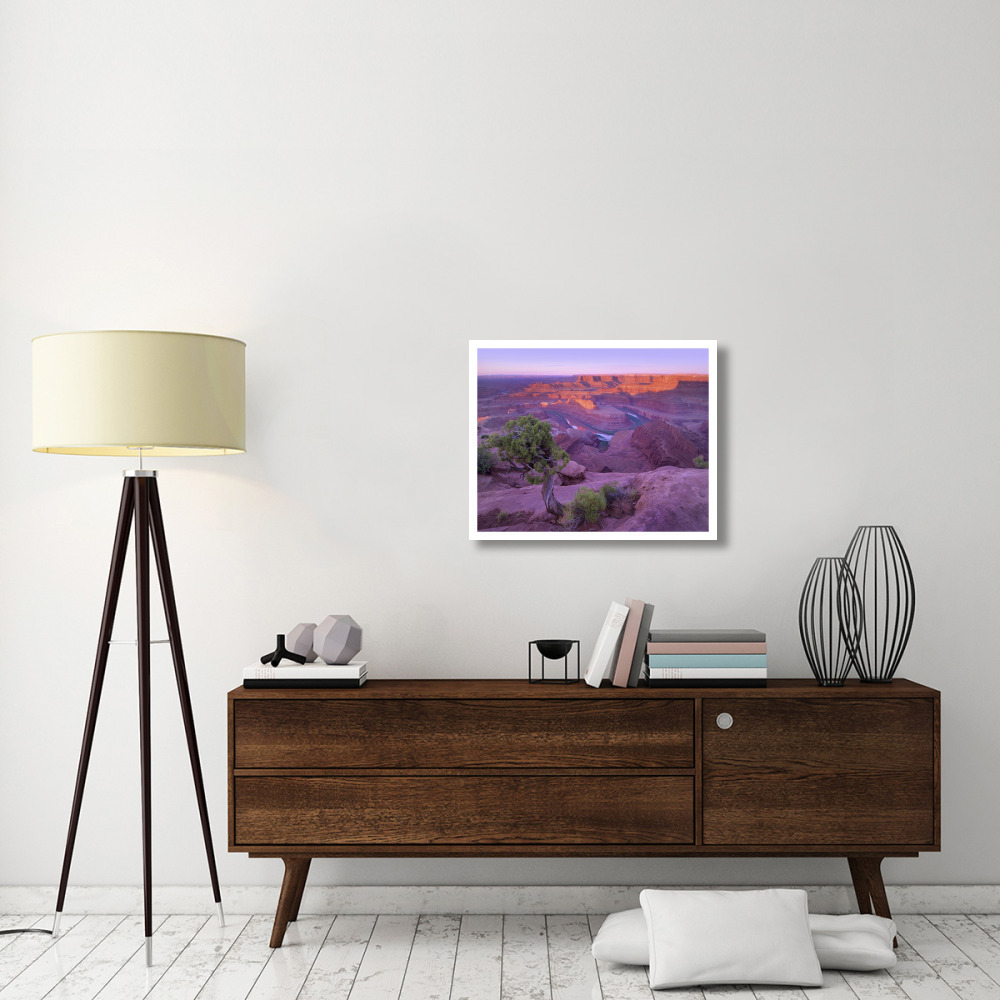 Colorado River flowing through canyons of Dead Horse Point State Park, Utah-Paper Art-30&quotx24"