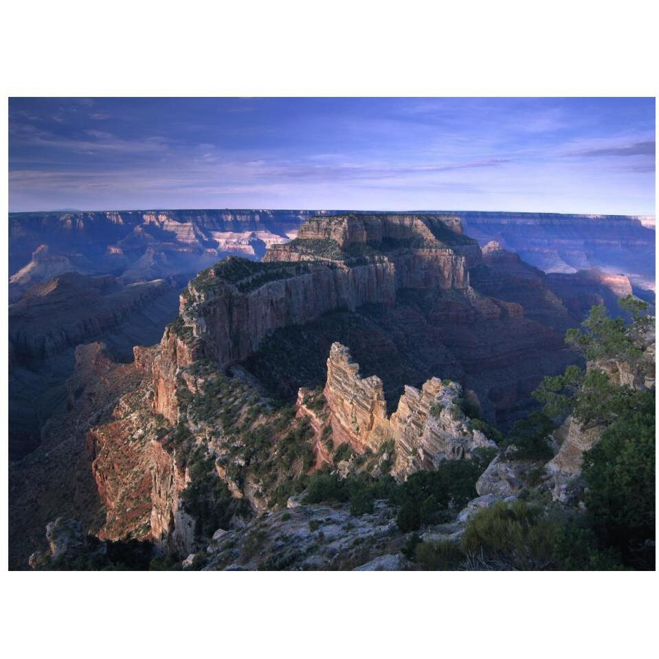 Wotans Throne from Cape Royal, North Rim, Grand Canyon National Park, Arizona-Paper Art-18&quotx14"