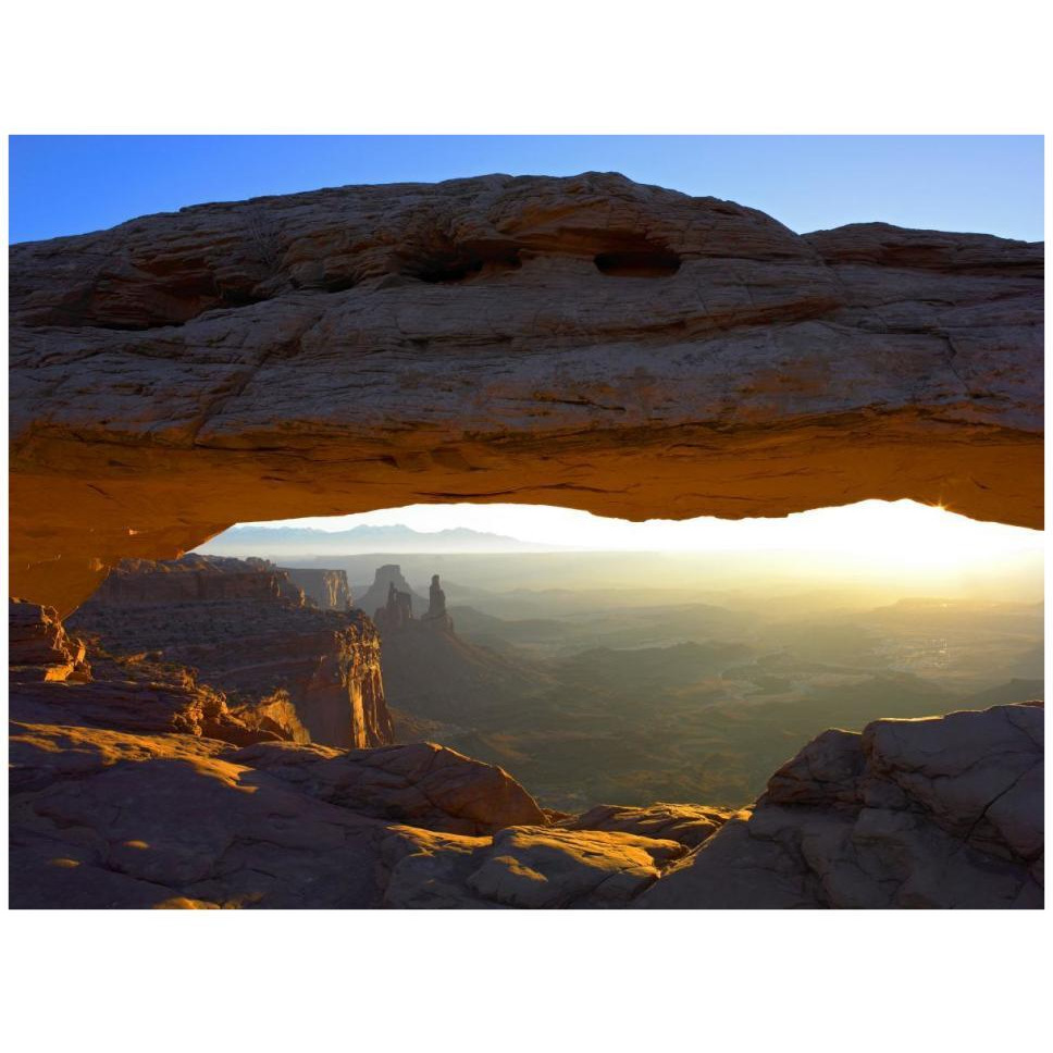 Mesa Arch at sunset from the Mesa Arch Trail, Canyonlands National Park, Utah-Paper Art-42&quotx32"