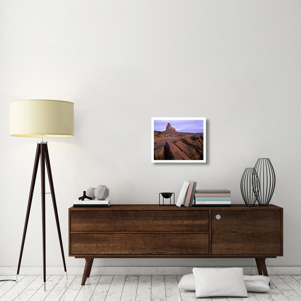 Agathla Peak, the basalt core of an extinct volcano, Monument Valley, Arizona-Paper Art-22&quotx18"