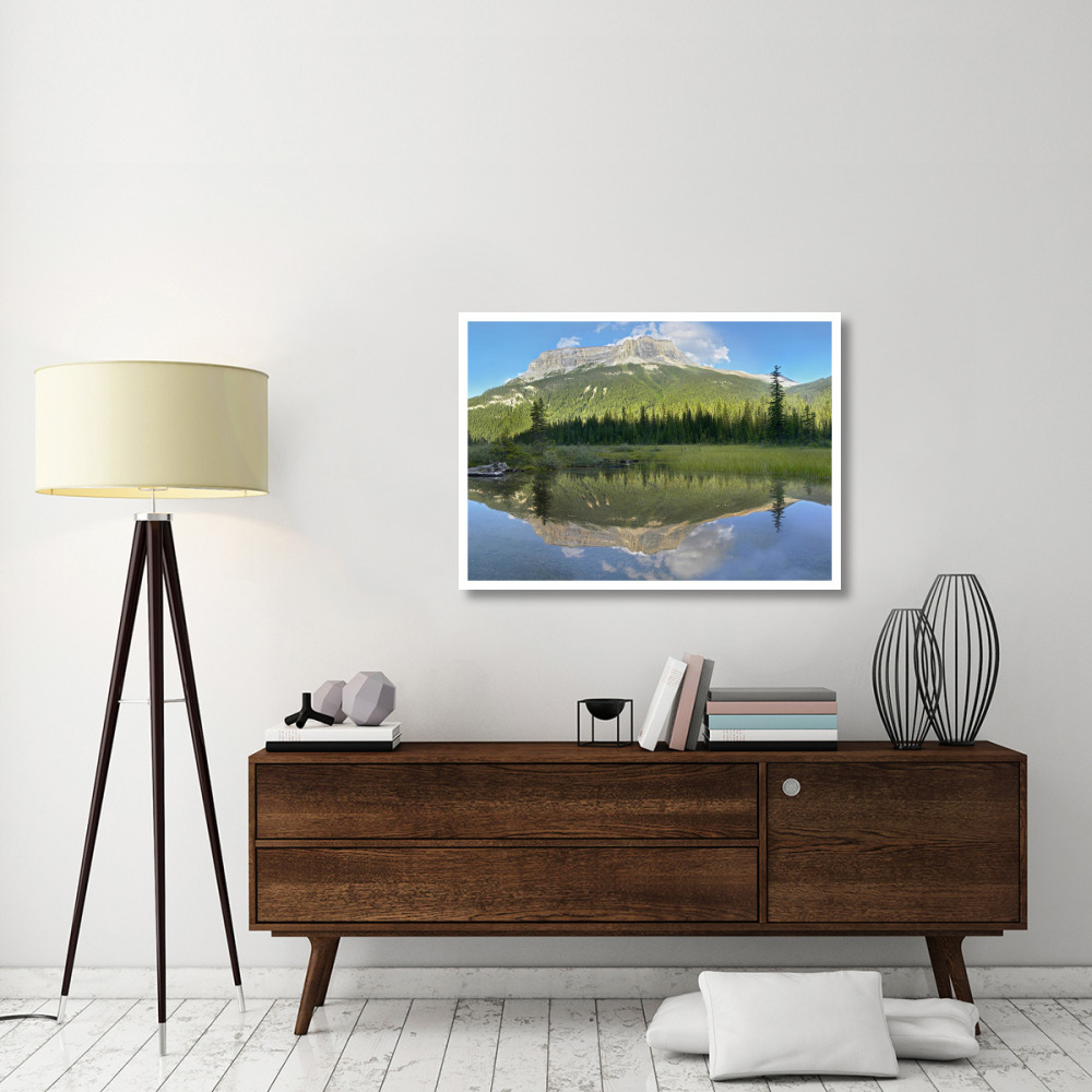 Mt Burgess reflected in Emerald Lake, Yoho National Park, British Columbia, Canada-Paper Art-42&quotx30.4"