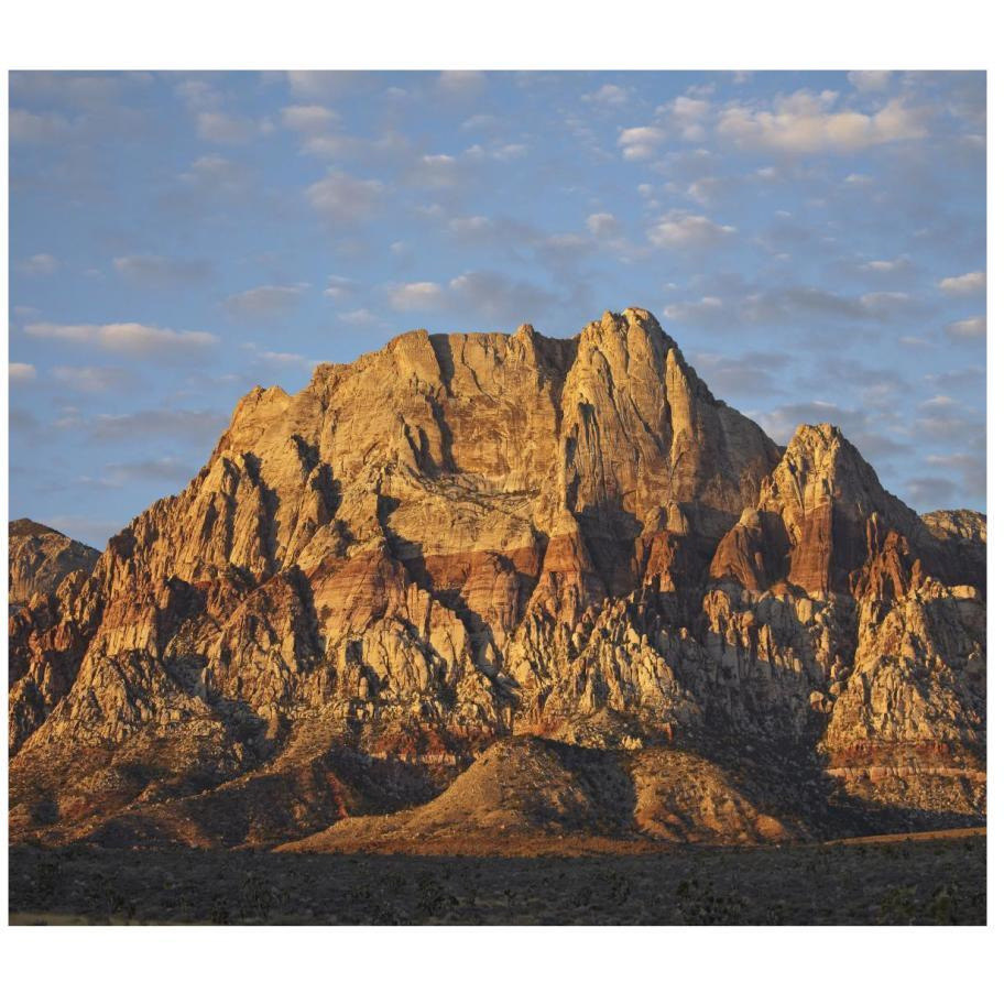 Spring Mountains, Red Rock Canyon National Conservation Area near Las Vegas, Nevada-Paper Art-18&quotx16.08"