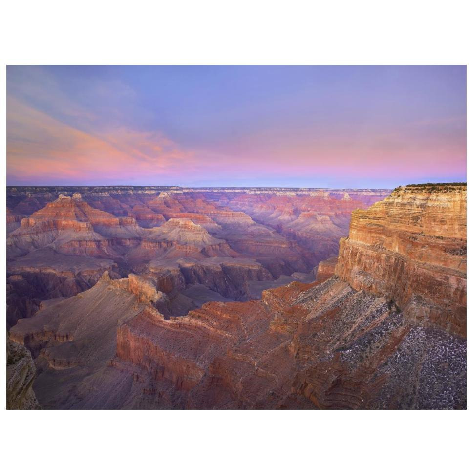 Grand Canyon as seen from Mohave Point at sunset, Grand Canyon National Park, Arizona-Paper Art-18&quotx14"