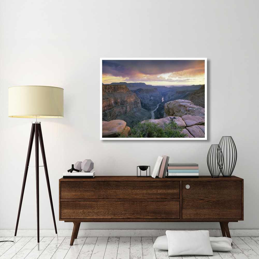Toroweap Overlook with a view of the Colorado River, Grand Canyon National Park, Arizona-Paper Art-50&quotx38"