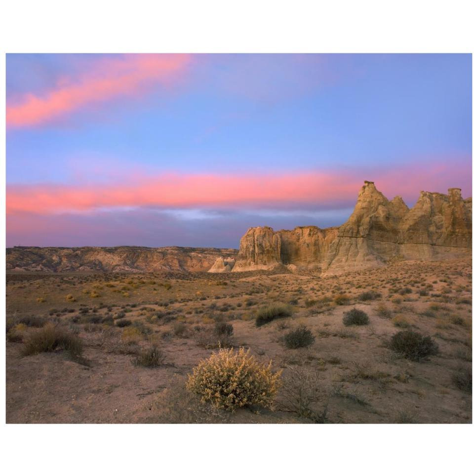 Sandstone formations in Kaiparowits Plateau, Grand Staircase, Escalante National Monument, Utah-Paper Art-37&quotx30"