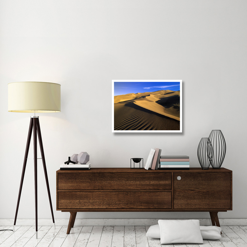 750 foot tall sand dunes, tallest in North America, Great Sand Dunes National Monument, Colorado-Paper Art-34&quotx26"