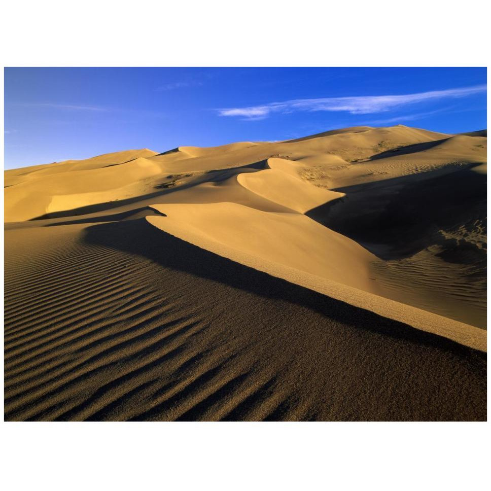 750 foot tall sand dunes, tallest in North America, Great Sand Dunes National Monument, Colorado-Paper Art-42&quotx32"