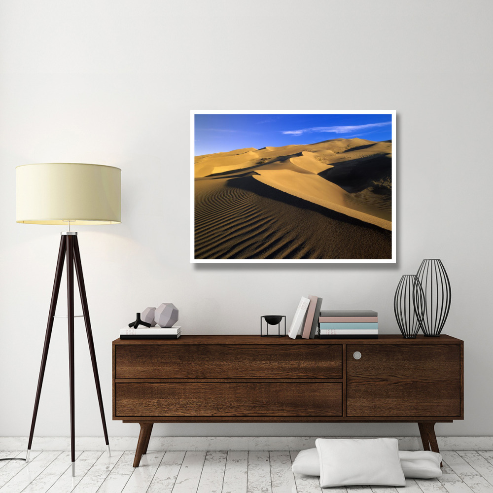 750 foot tall sand dunes, tallest in North America, Great Sand Dunes National Monument, Colorado-Paper Art-50&quotx38"