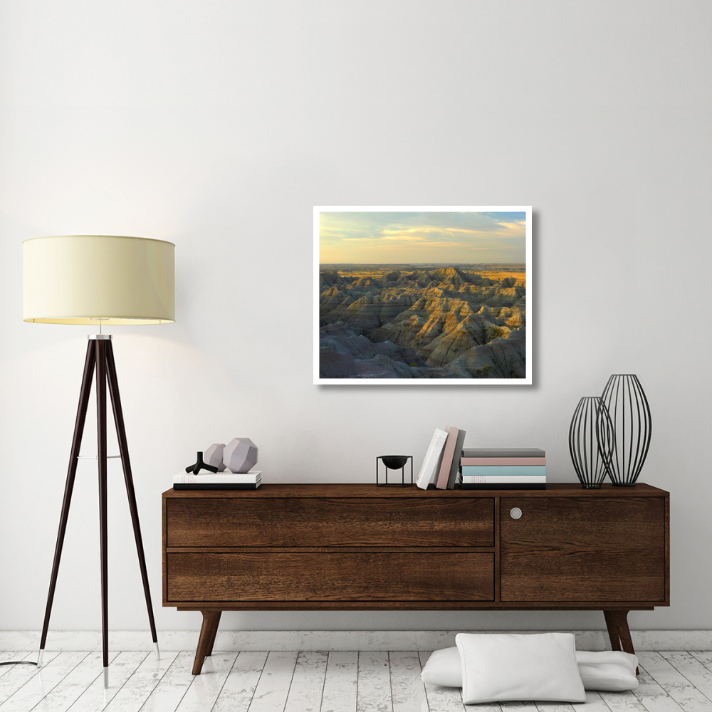 White River Overlook, Badlands National Park, South Dakota-Paper Art-37&quotx30"