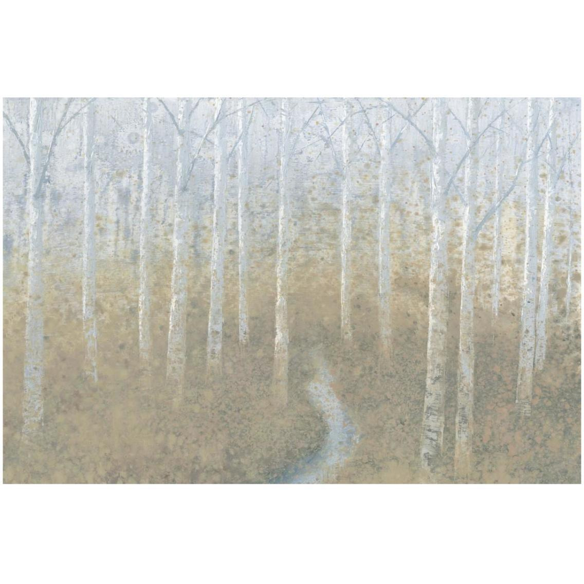 Silver Waters -Paper Art-32&quotx22"