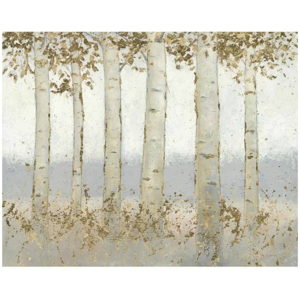 Magnificent Birch Grove -Paper Art-30&quotx24"