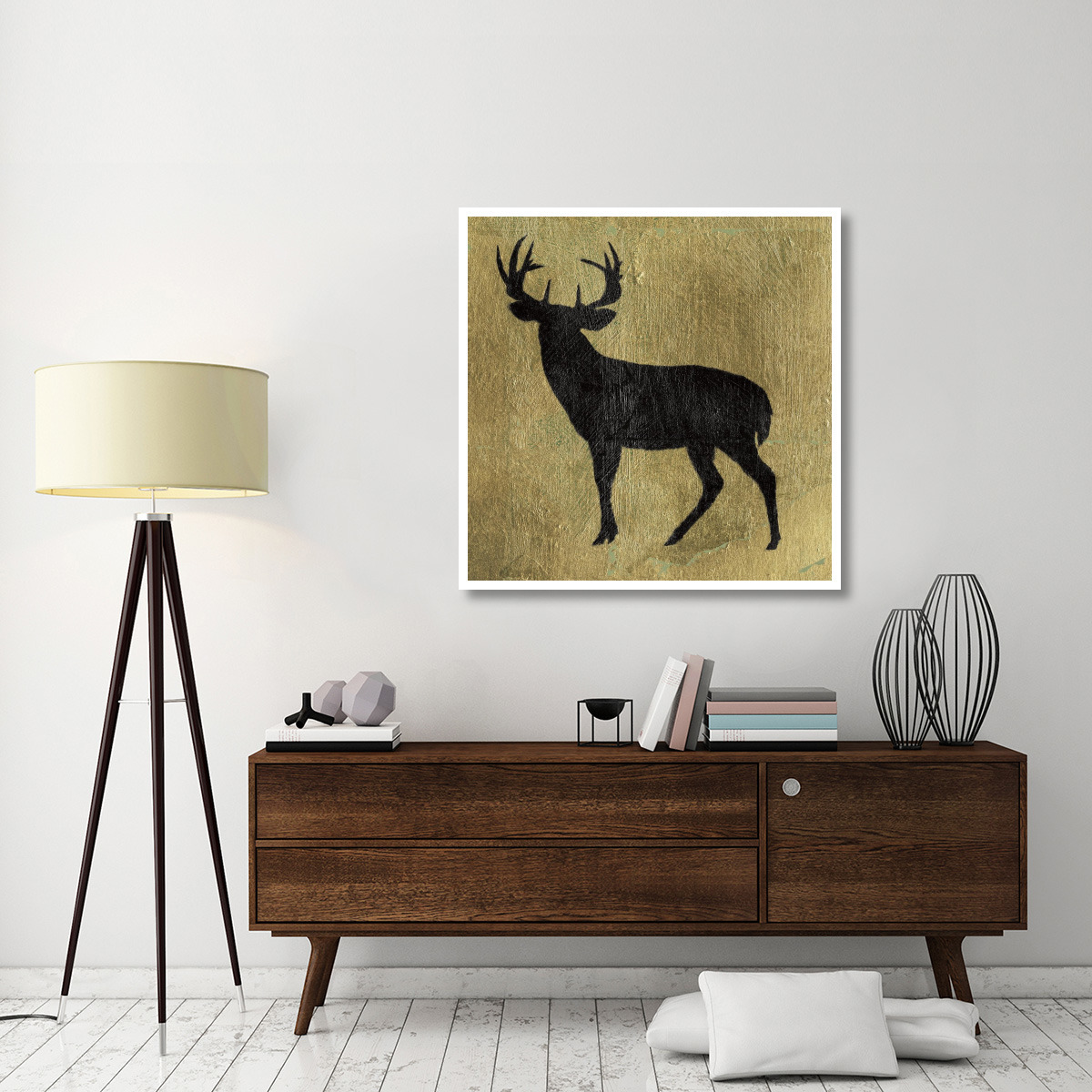 Golden Lodge I -Paper Art-42&quotx42"