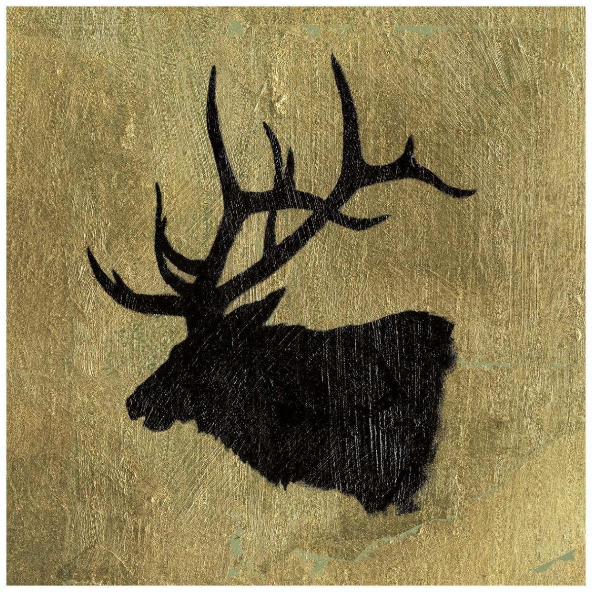 Golden Lodge V -Paper Art-42&quotx42"
