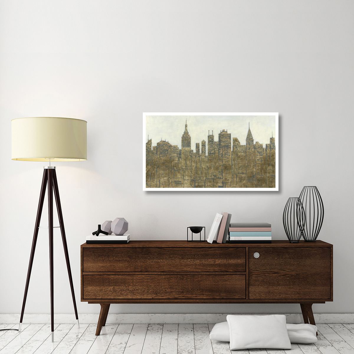 Lavish Skyline -Paper Art-46&quotx26.64"