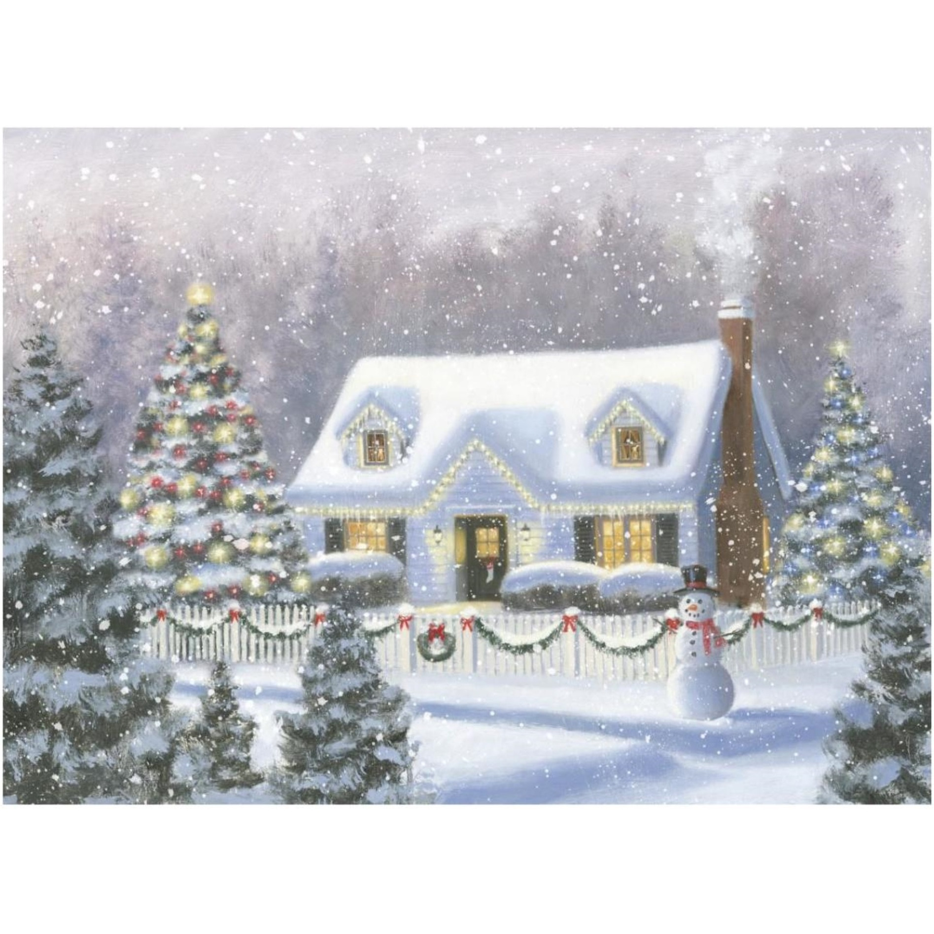 Home for Christmas -Paper Art-18&quotx14"