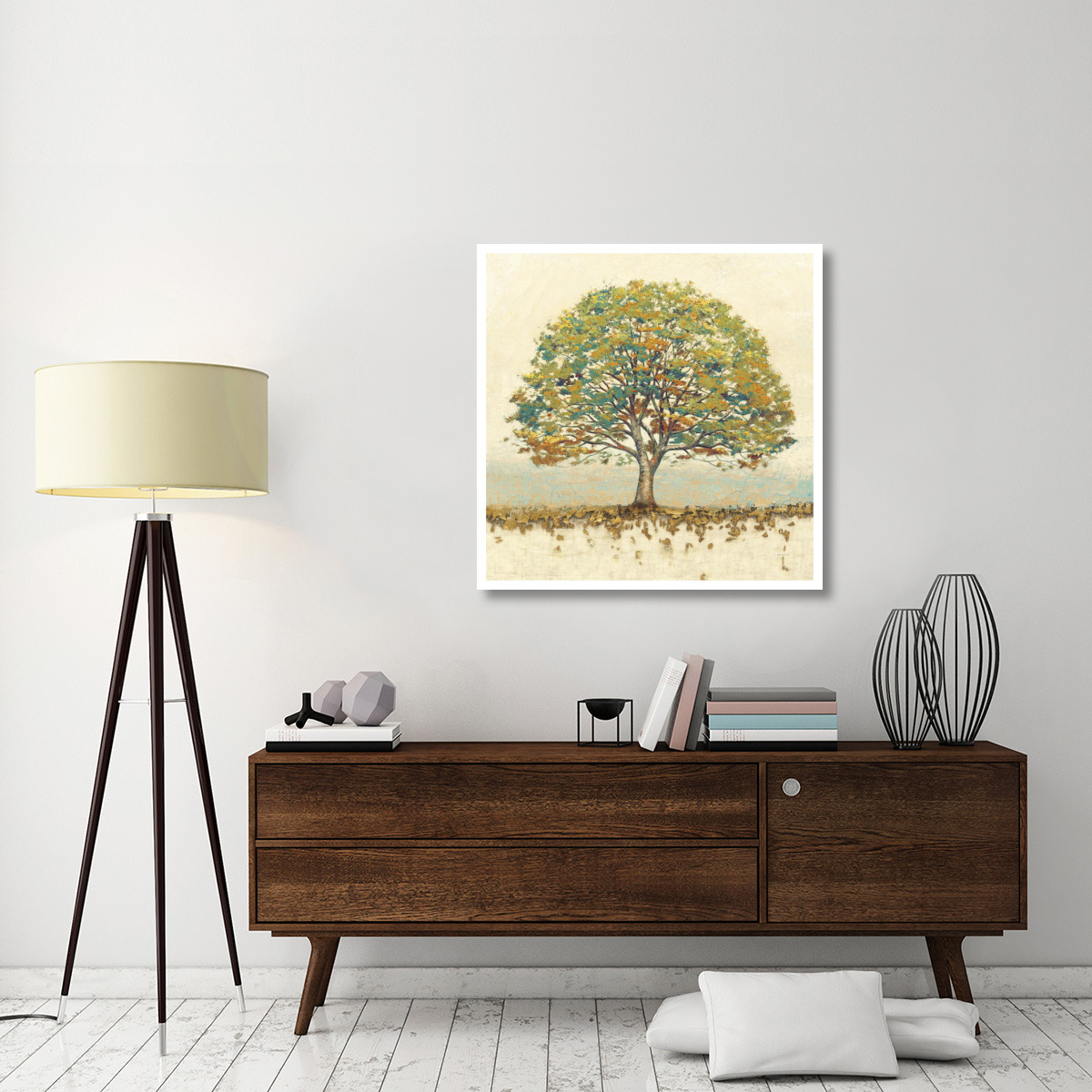 Golden Oak Spice -Paper Art-38&quotx38"