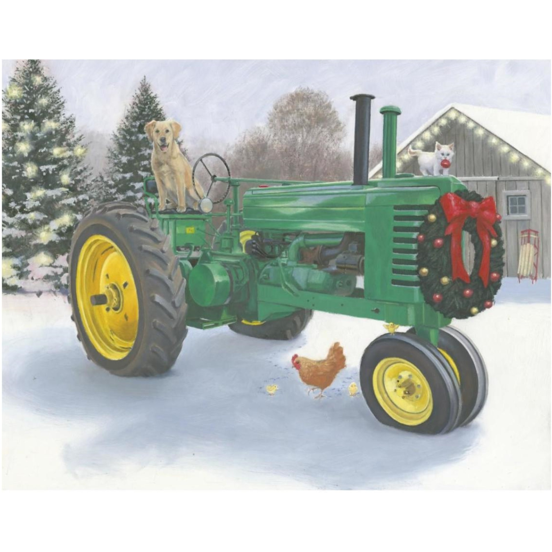 Christmas in the Heartland III -Paper Art-37&quotx30"