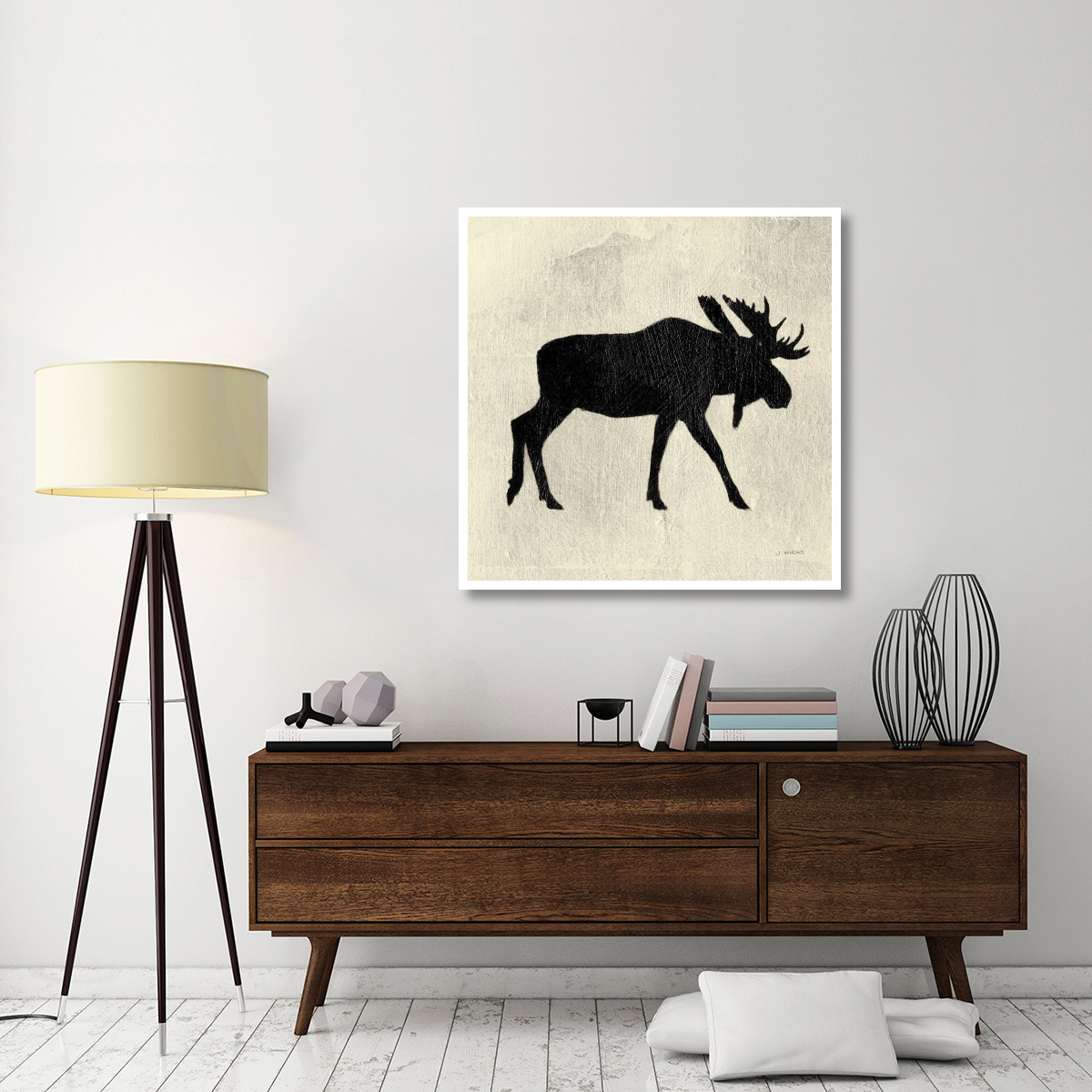 Neutral Lodge III v2 -Paper Art-42&quotx42"