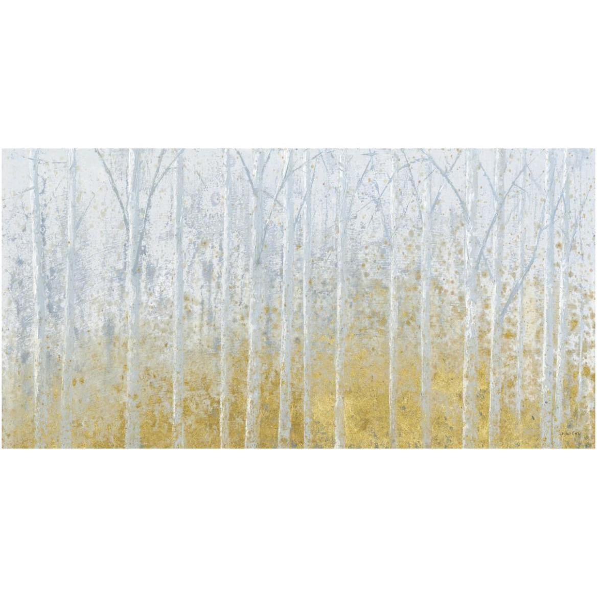 Silver Waters No River Gold -Paper Art-62&quotx32"