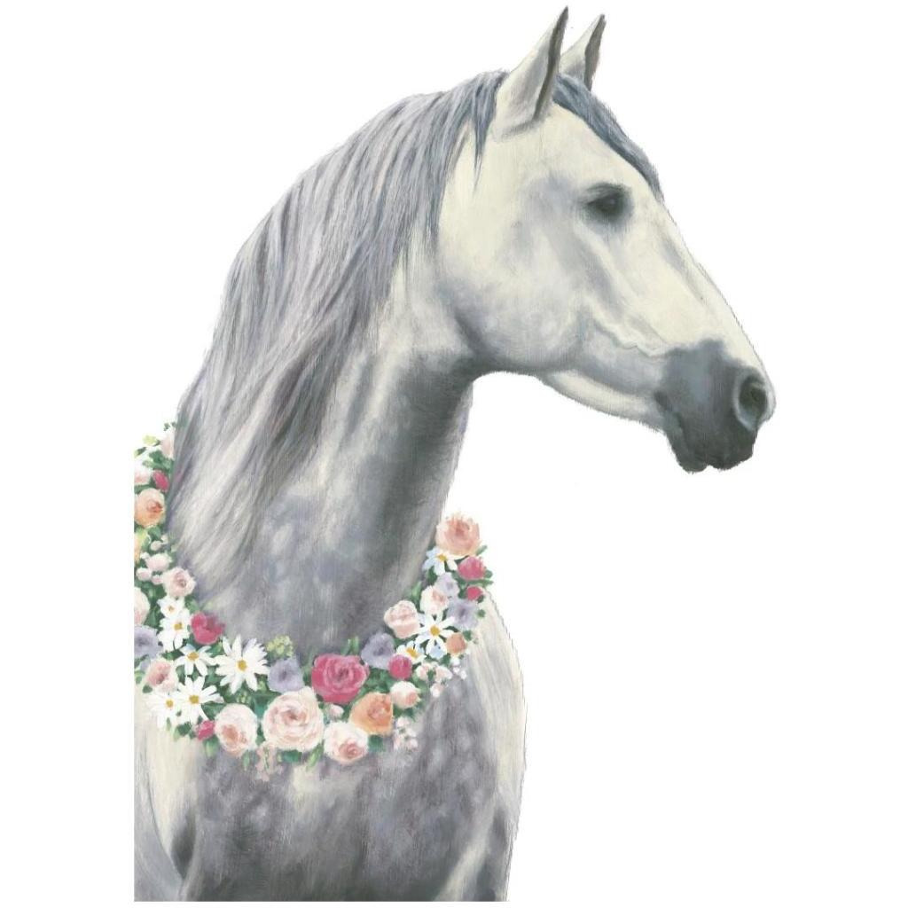 Spirit Stallion I -Paper Art-14&quotx20"