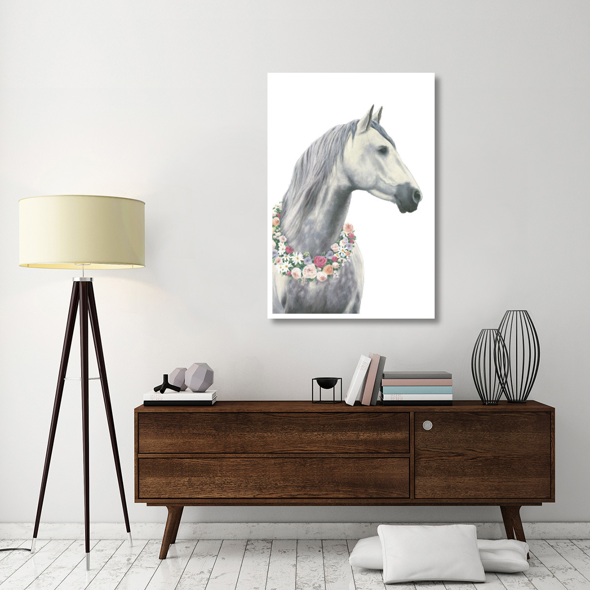 Spirit Stallion I -Paper Art-34&quotx50"
