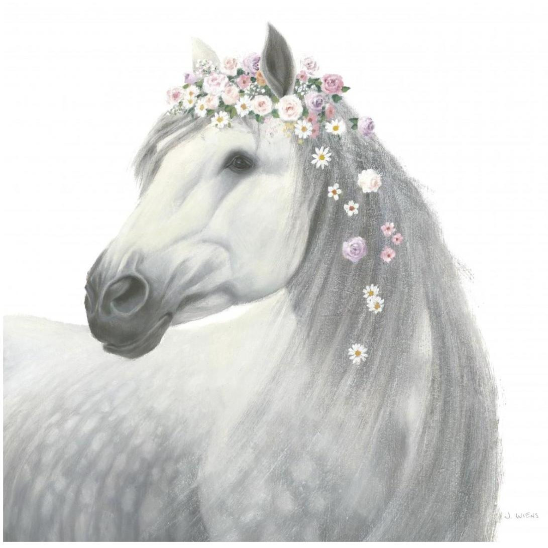 Spirit Stallion II Square -Paper Art-26&quotx26"