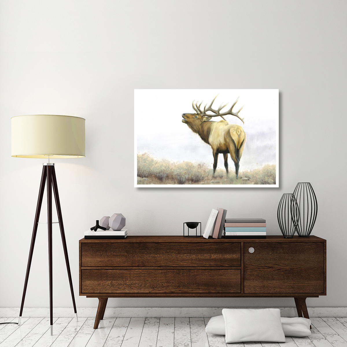 Majestic Elk -Paper Art-50&quotx34"