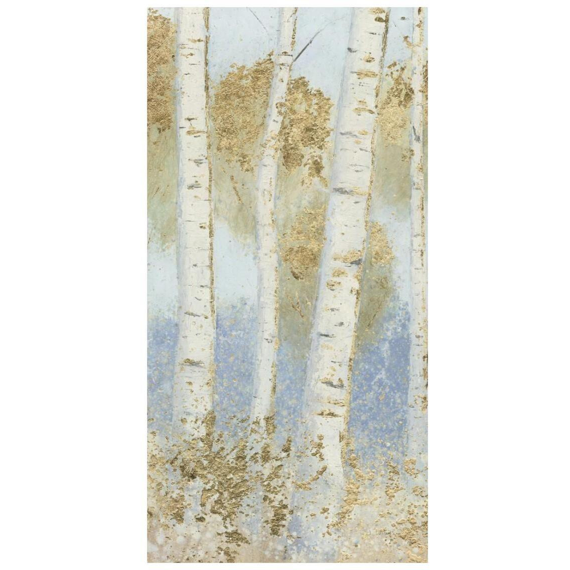Summer Birches III -Paper Art-14&quotx26"
