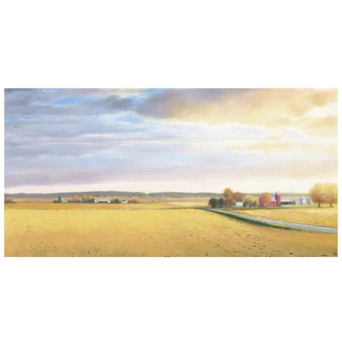 Heartland Landscape -Paper Art-26&quotx14"