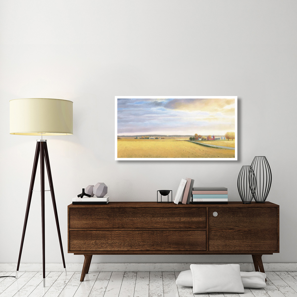 Heartland Landscape -Paper Art-50&quotx26"