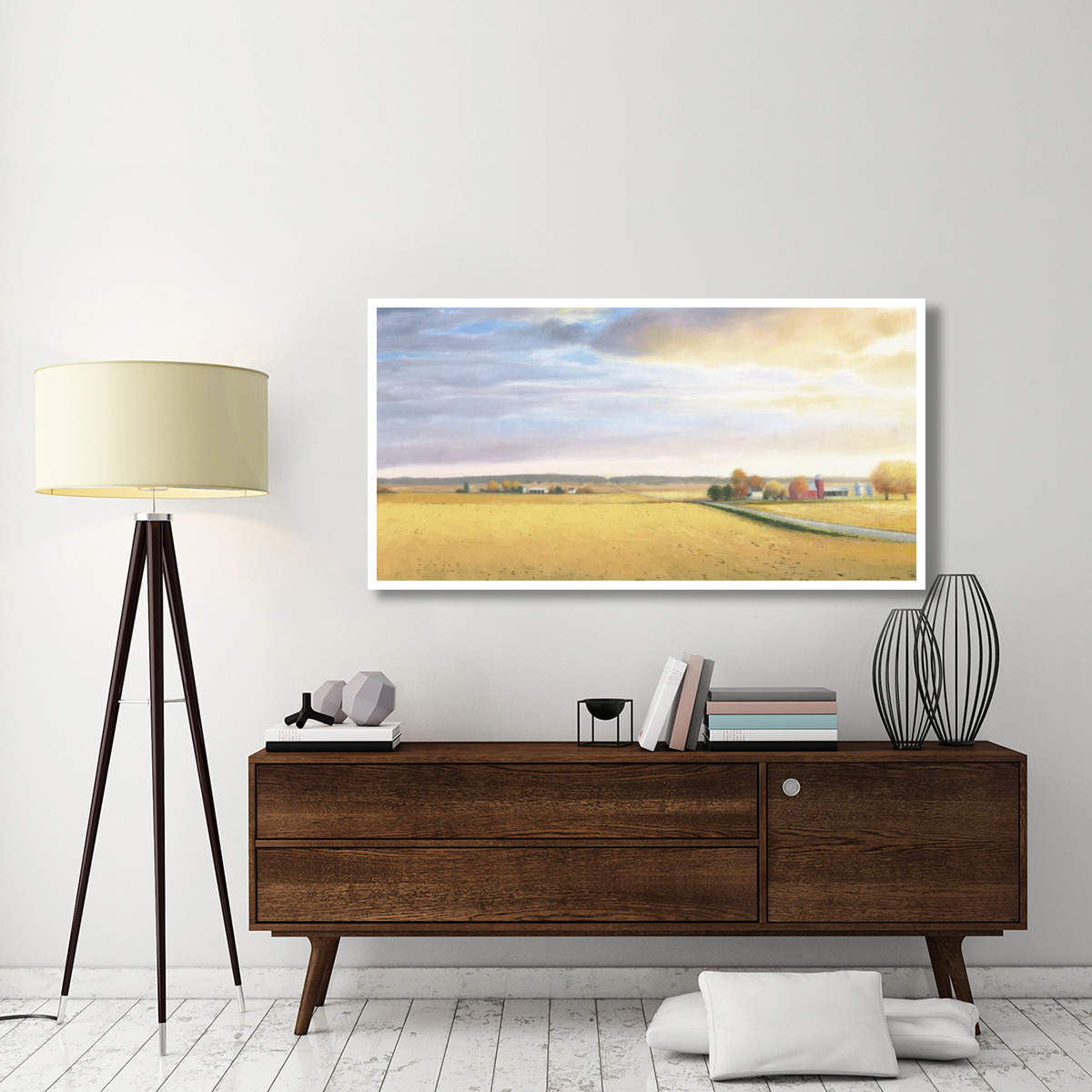 Heartland Landscape -Paper Art-62&quotx32"
