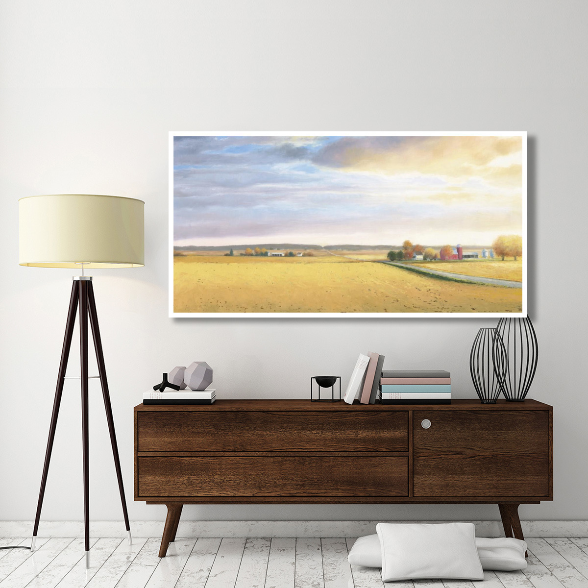 Heartland Landscape -Paper Art-74&quotx38"